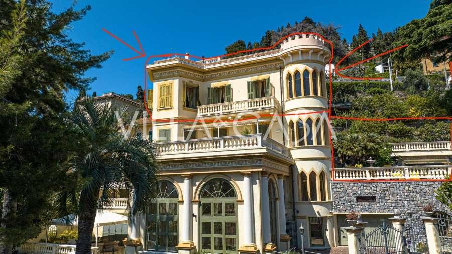 Une partie de la villa en bord de mer à Alassio