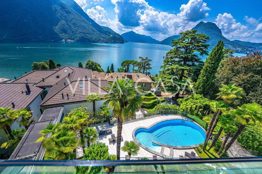 Un appartement moderne près du lac à Lugano.