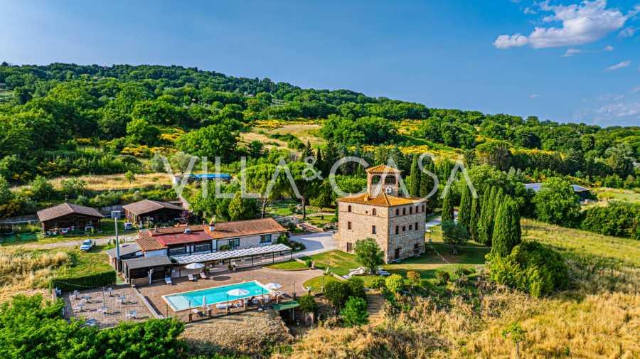 Un petit château de l'époque médiévale à Terni.