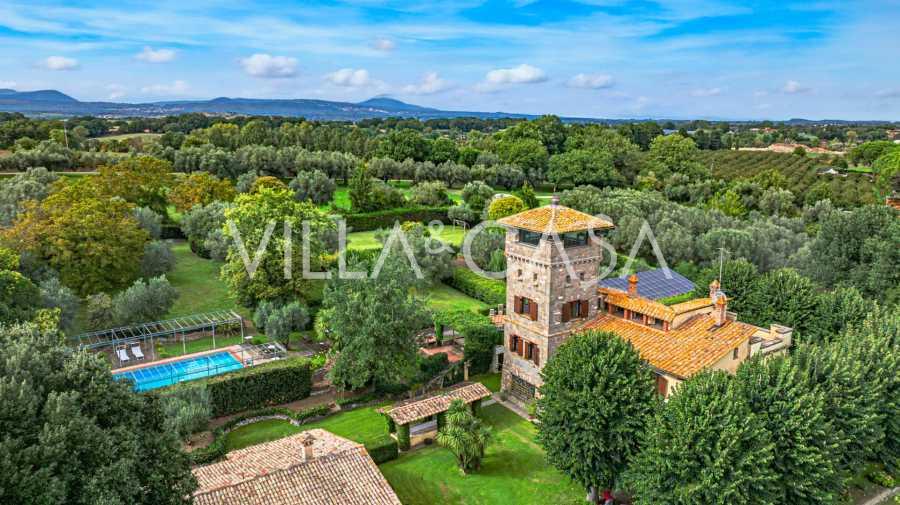 Résidence de luxe au bord du lac de Bracciano