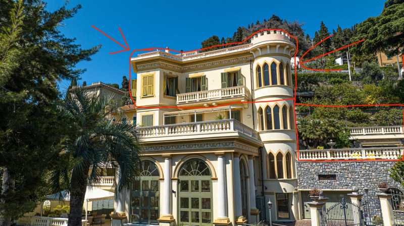 Une partie de la villa en bord de mer à Alassio