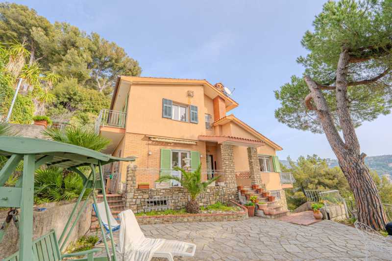 Villa avec vue sur la mer à Bordighera.