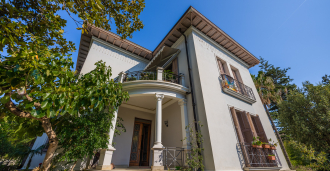 La maison au bord de la mer à Bordighera